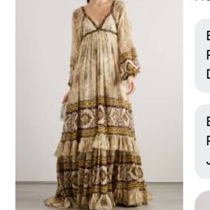 Etro Women's Printed Silk Dress - Cream and Brown